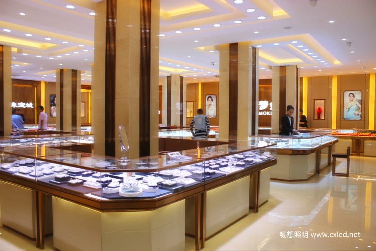 Jieshou Wang's Jewelry City Jewelry Lighting Project Case