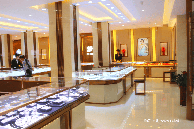 Jieshou Wang's Jewelry City Jewelry Lighting Project Case