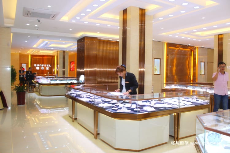 Jieshou Wang's Jewelry City Jewelry Lighting Project Case