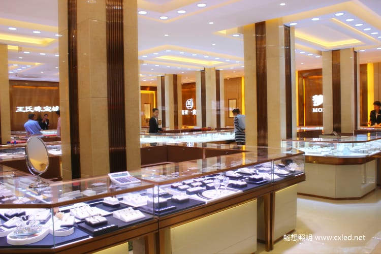 Jieshou Wang's Jewelry City Jewelry Lighting Project Case