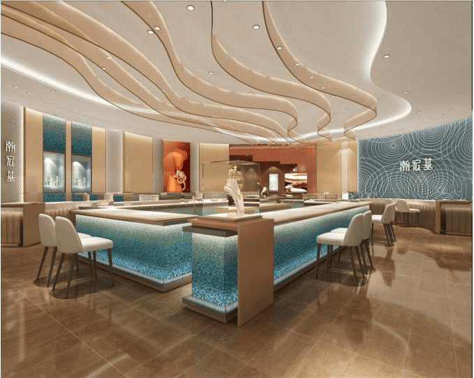 The case of Chao Hong Ji Jewelry Lighting in Zhangjiagang Commercial Building