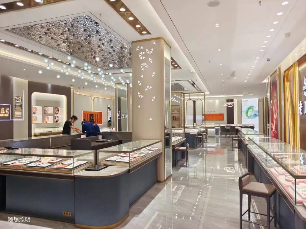 The case of Laofengxiang Jewelry Lighting in Xinxiang, Henan Province