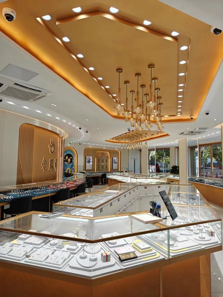 Henan Boai Laofengxiang Jewelry Lighting Case