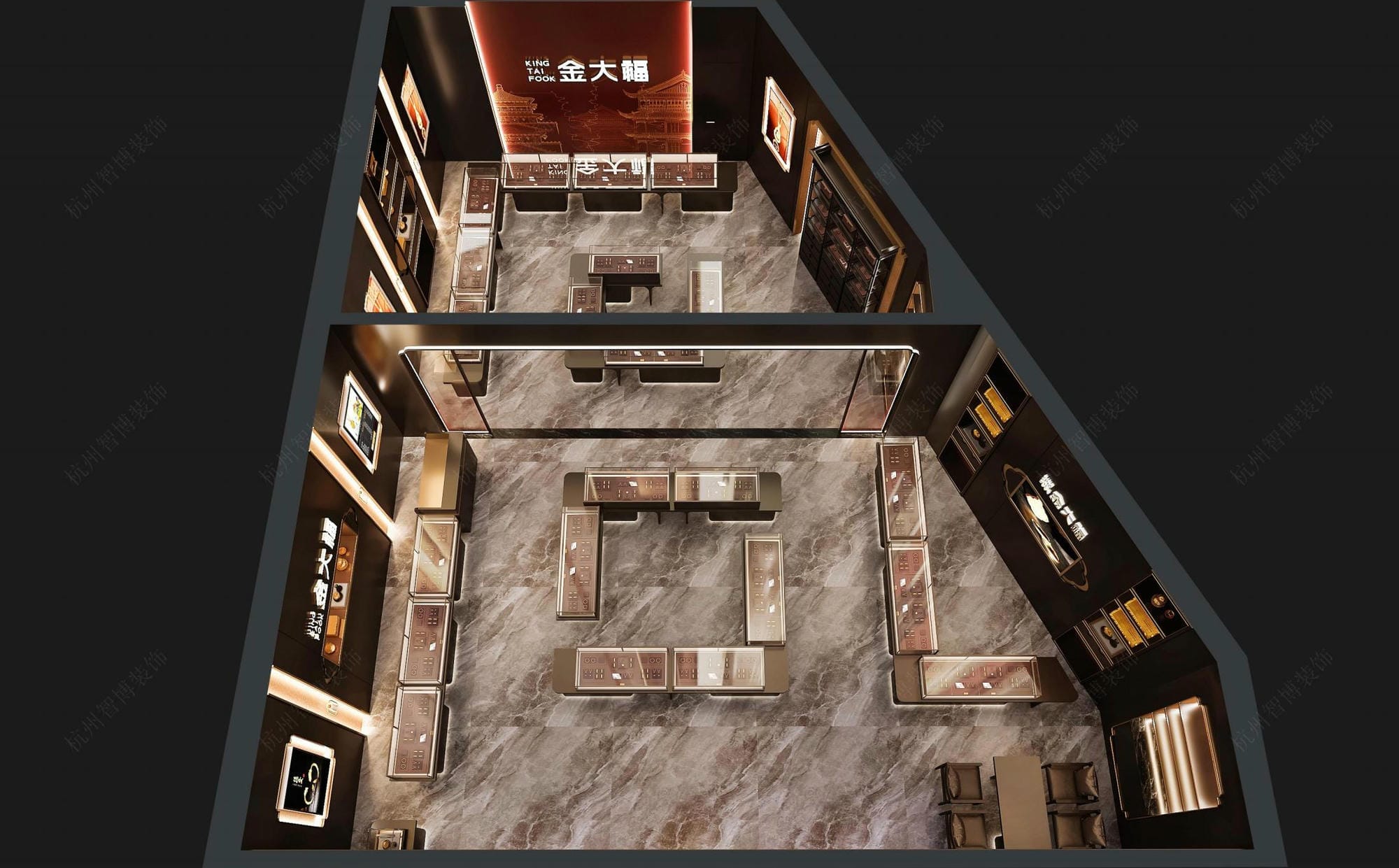 Guangde Jindafu Jewelry Lighting Case