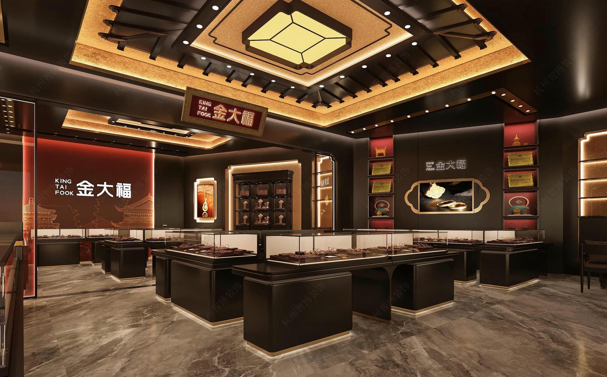 Guangde Jindafu Jewelry Lighting Case