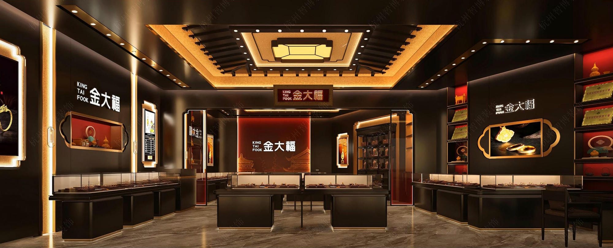 Guangde Jindafu Jewelry Lighting Case