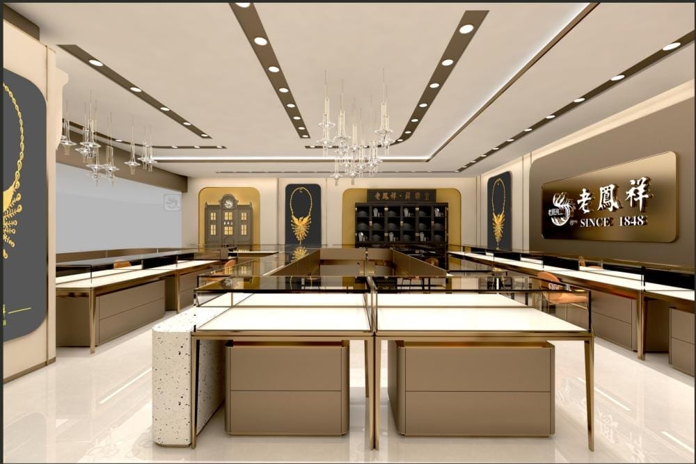 Dongtai Wuyue Laofengxiang Jewelry Lighting Case