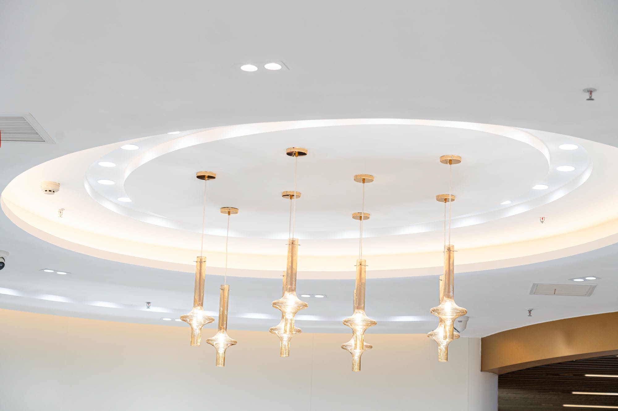 Jewelry lighting case of Laofengxiang (Asia Square) in Zhengzhou, Henan Province