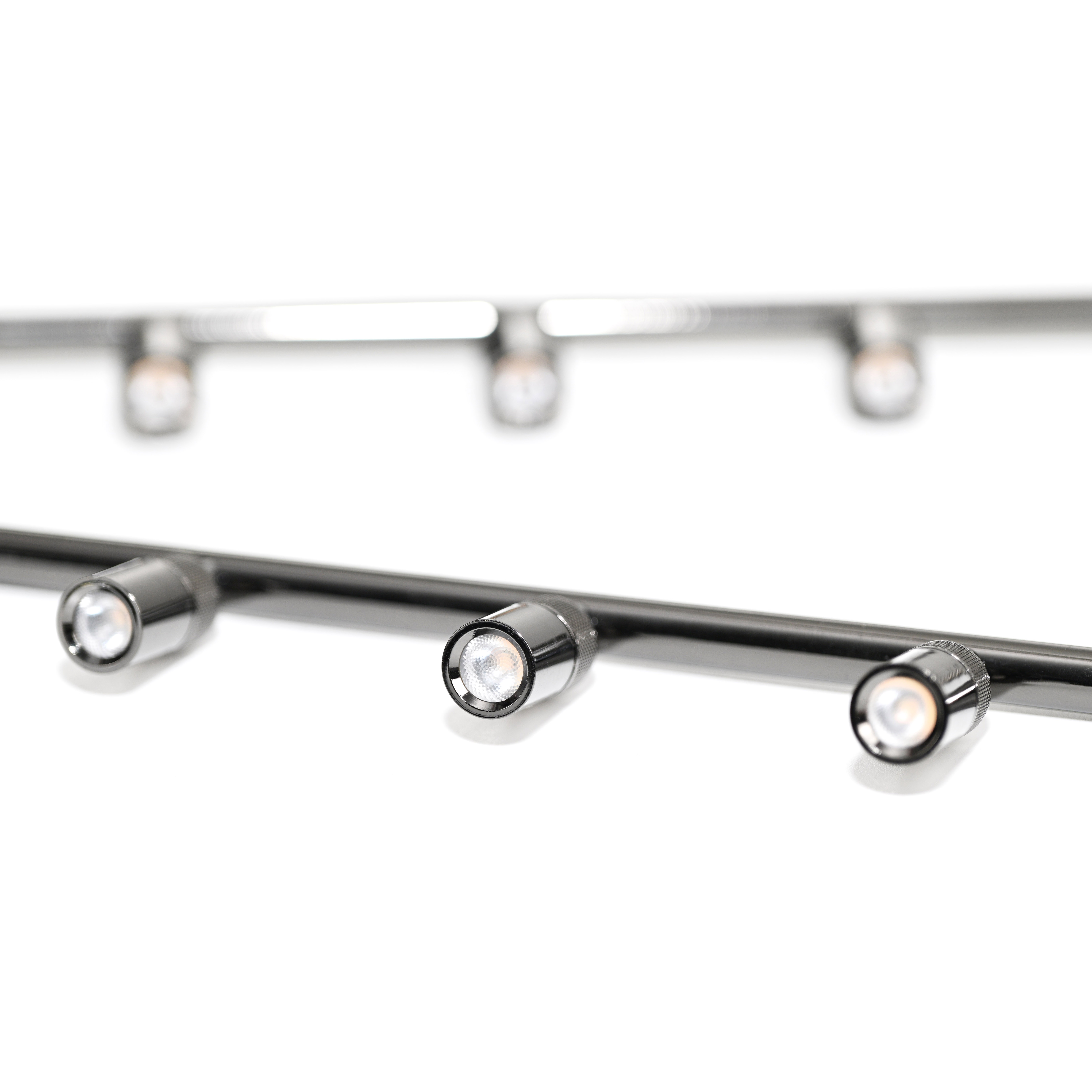 Mini pole spotlights